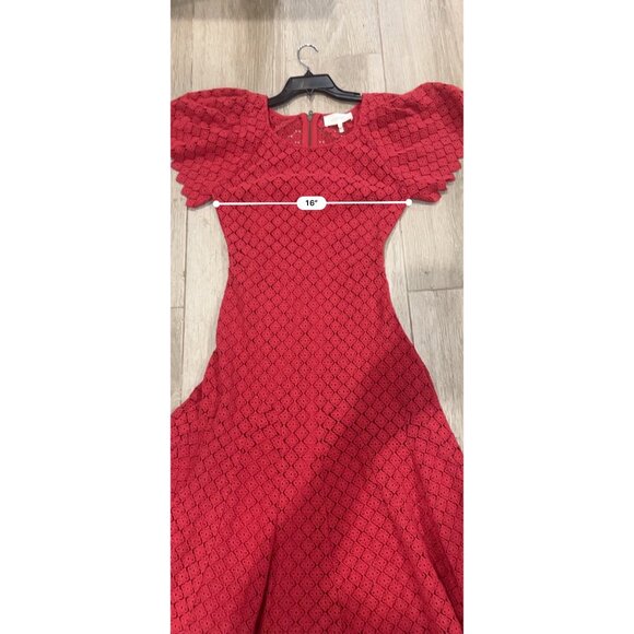 THE GREAT. The Harmony cotton-guipure lace midi dress size 0/ XS - Picture 12 of 13